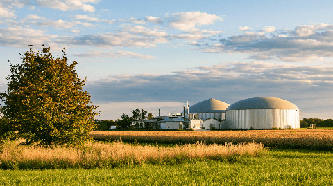 großer landwirtschaftlicher Betrieb